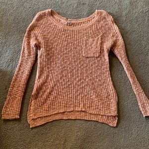 Size XS pink sweater Charlotte Russe